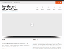 Tablet Screenshot of nwalcohollaw.com